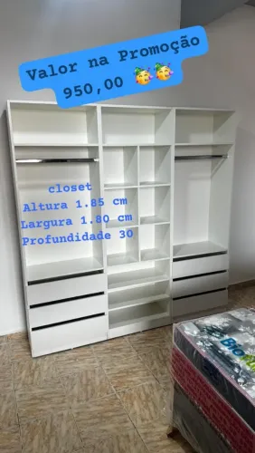 Closet casal lindos no MDF 