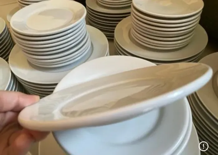 Oportunidade para seu restaurante e buffet - Pratos, talheres e copos