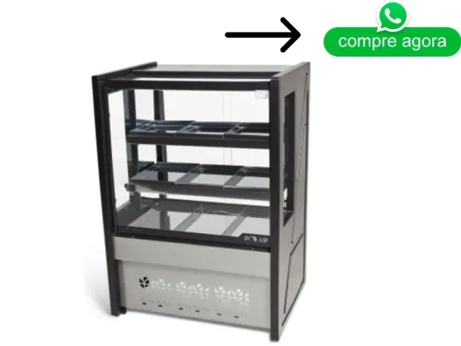 Balcão Estufa 80CM Preto Polar 127/220v