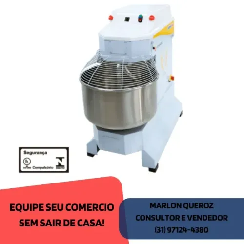Amassadeira Espiral 40 KG Venâncio Nova
