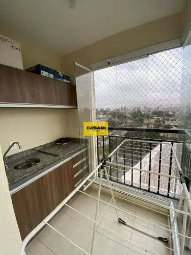 Apartamento à Venda em Santo André 66 m², 2 Dormitórios (1 Suíte) e Varanda Gourmet