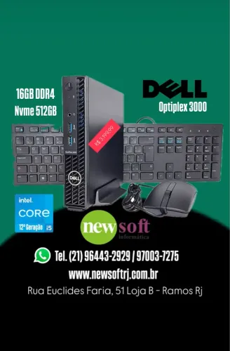 Dell Optiplex 3000 - 16GB DDR4, NVMe 512GB