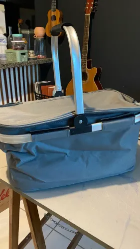 BOLSA TÉRMICA 33 LITROS - COSTURA SOLDADA (NÃO VAZA) quase novo