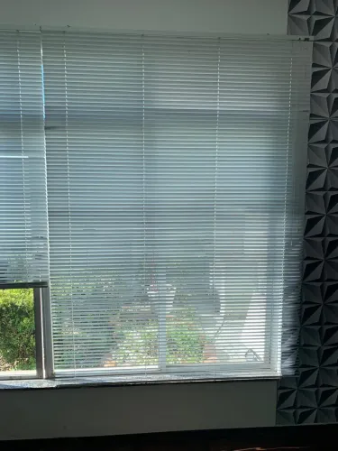 Persianas horizontais alumínio brancas várias medidas blackout