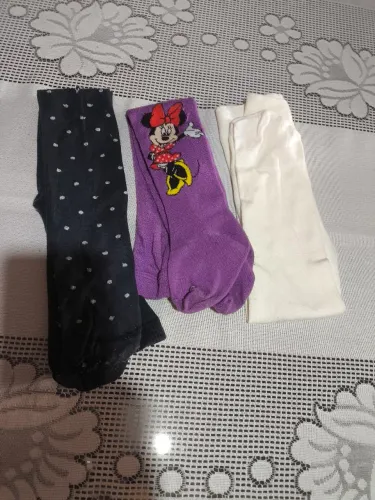 3 meia calça infantil Tam 3