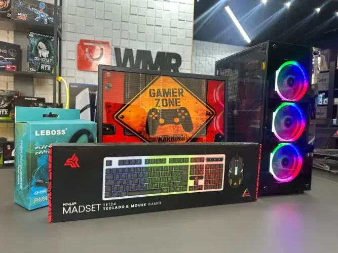 PC Gamer Barato Completo i5 + GT 610 SSD 120GB 8GB RAM + Periféricos