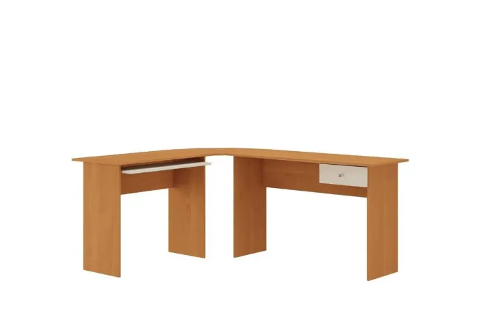 Escrivaninha de canto em L com design moderno