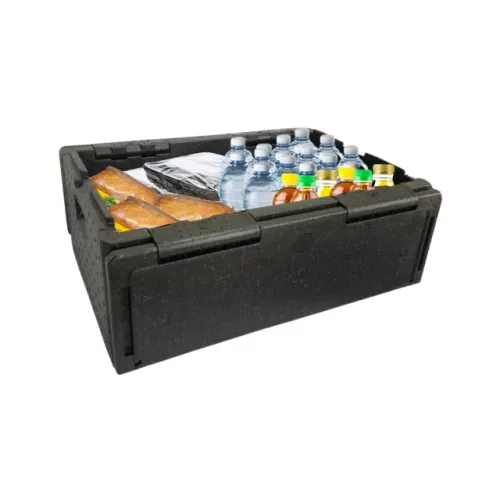 Caixa Dobrável Multiuso Térmica 39L (Caixa EPP - Preta)