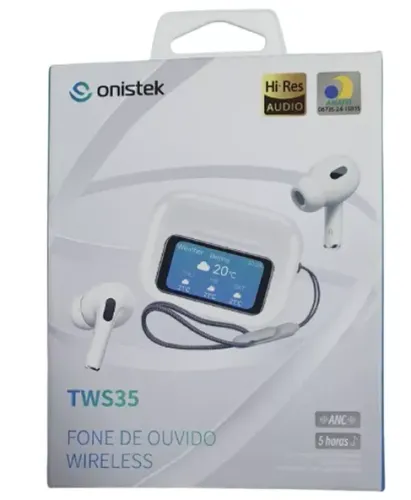 Fone De Ouvido Sem Fio Onistek TWS35 Bluetooth 5.3 5 Horas Ms