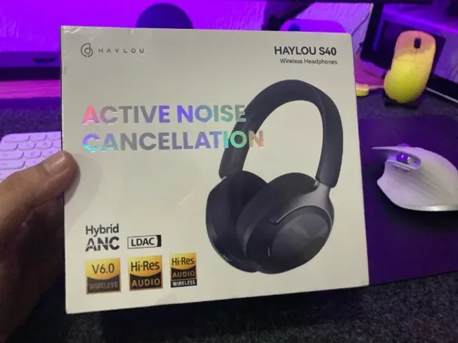 Haylou s40 anc 50db cancelamento de ruído