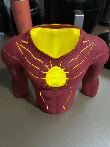 Vendo balde de pipoca corpo do Flash