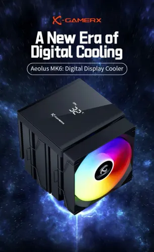 air Cooler Power train x-gamerx aeolus mk6 am4 am5 e intel