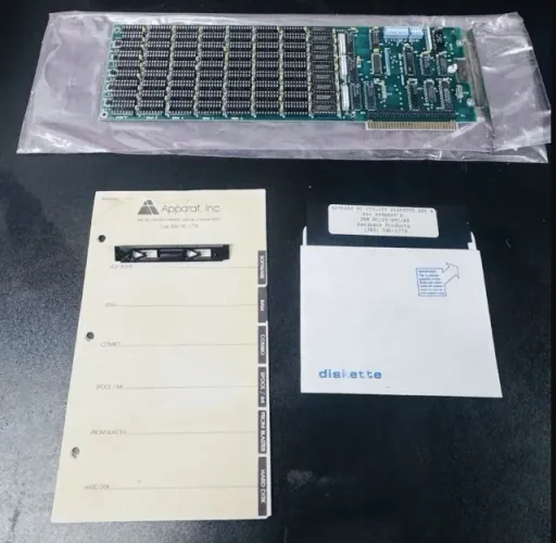Placa de expansão de memória para computador PC XT via slot ISA 64KB