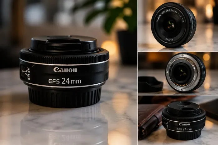 Lente Canon EF-S 24mm f/2.8 STM Original - Excelente Estado