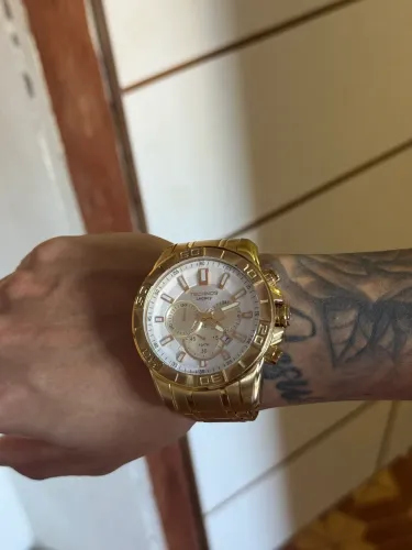 Relógio original Tecnos Legacy Dourado