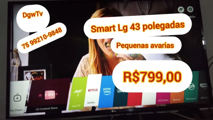 Tv Lg smart 43 polegadas