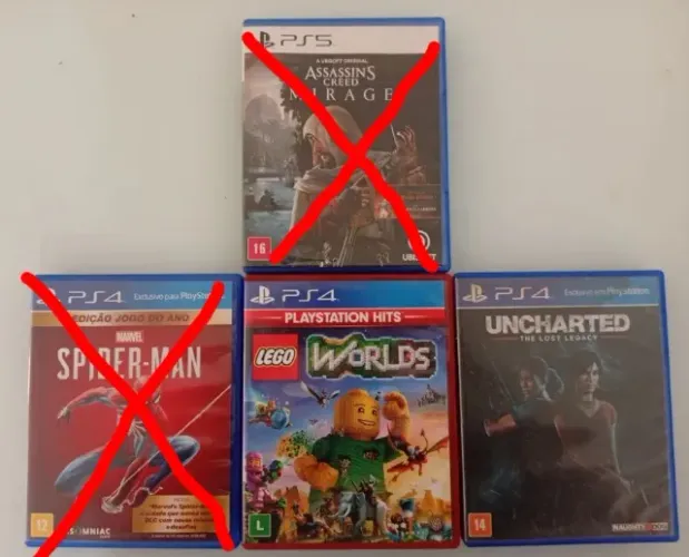 JOGOS DE PS4 E PS5