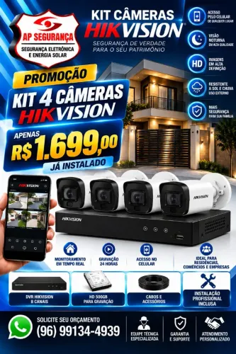 Kit câmeras em HD