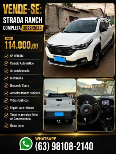 Fiat Strada Ranch 1.3 Flex 8V CD Aut. 2023