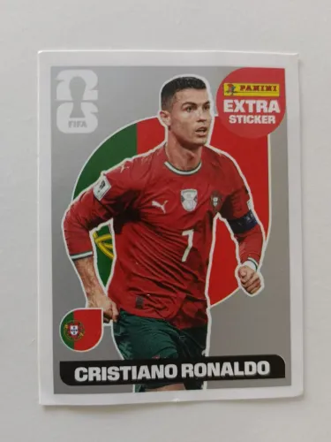 Figurinha da copa 2026 Legend prata original - Cristiano Ronaldo