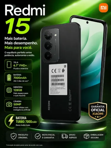 Celular Xiaome Redmi 15 