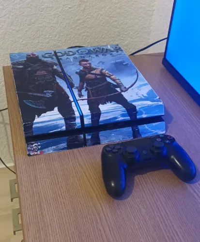 Ps4 fat 1T completo + 1 controle + jogos