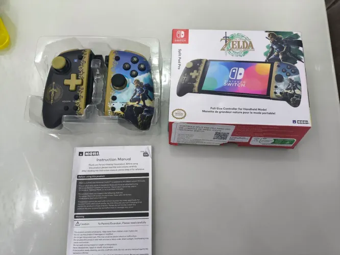 Controle Hori Zelda licenciado Nintendo switch