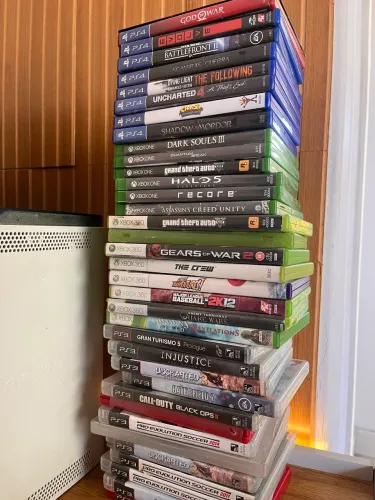 Jogos de Xbox 360 , Xbox  One e ps4 