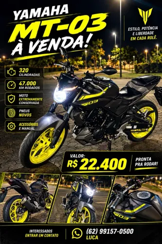 Yamaha MT-03 321/abs 2019