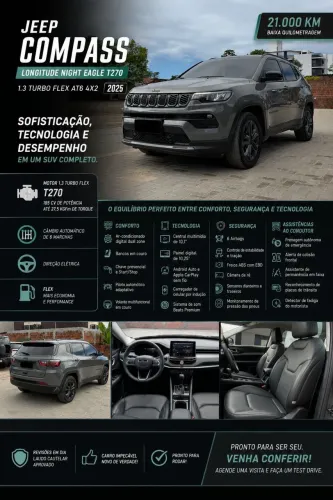 Jeep Compass LON Nig. Eagle 2.0 4X2 Flex Aut. 2025