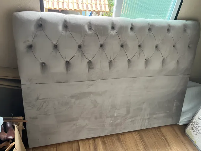 Vendo cabeceira cama box queen