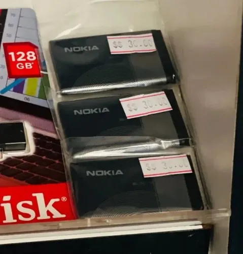 Bateria Recarregável Nokia - BL-5C, 3.7V