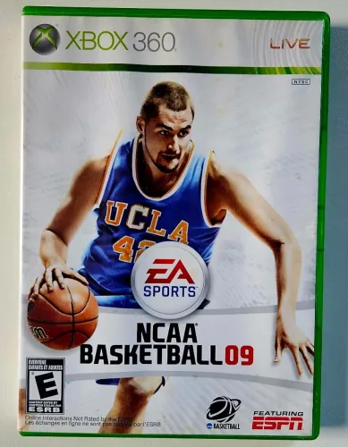 NCAA BASKETBALL 09 XBOX 360 ORIGINAL SEMINOVO