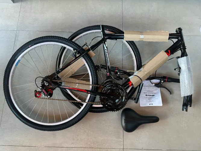 Bicicleta Houston Foxer Hammer Aro 26 Preta - 21 Marchas (NOVA na Caixa!)