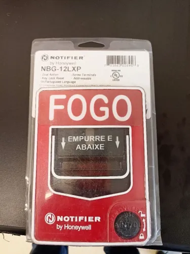 Acionador manual endereçável Notifier Nbg-12lxp