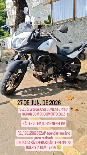 Suzuki Vstrom 650 SOMENTE PARA RODAR COM DOCUMENTO 2016