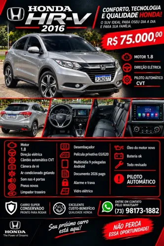 Honda HR-V EX 1.8 Flexone 16V 5P Aut. 2016