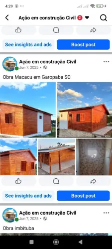 Construção e reforma , Ação prestadora de serviço em construção civil