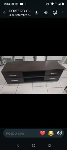 RACK ESTANTE MARROM $150,