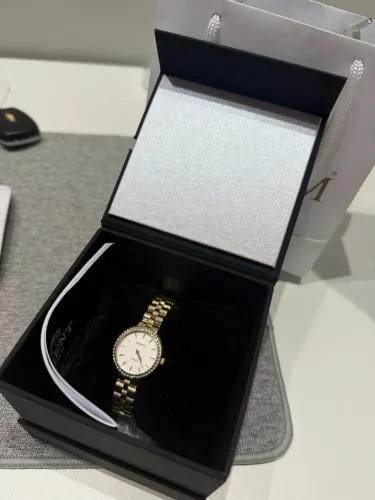 Lindo relógio feminino Orient, dourado, novo
