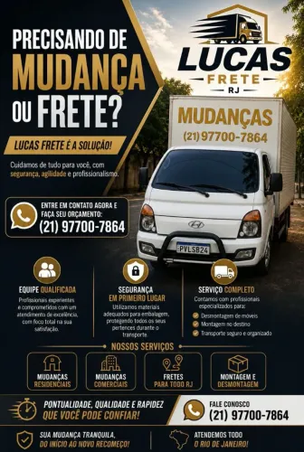 Mudanças e frete