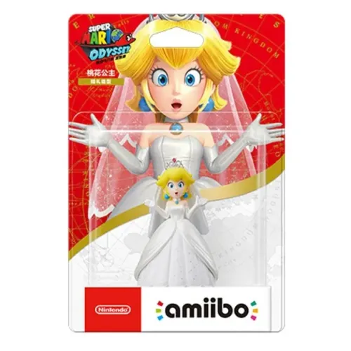 Amiibo Peach - Noiva Super Mario Odyssey Nintendo NOVO