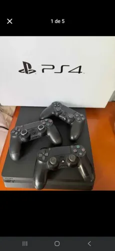 PS4 SLIM 1 TERA + 6 JOGOS