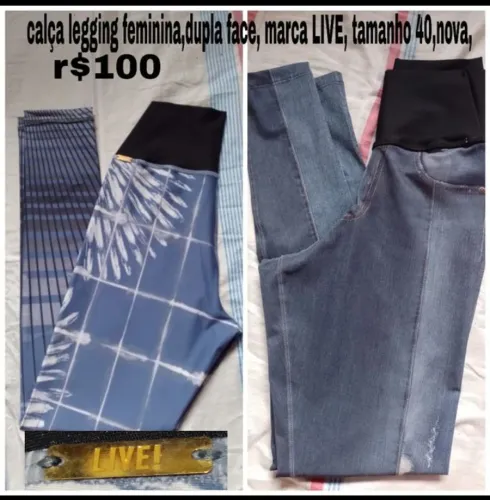 Calça legging feminina marca Live Tam 40 nova r$100