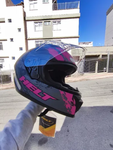 capacete barato Helt Avant Night Rosa