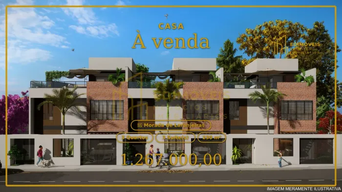 Lançamento Imperdível em Morada de Laranjeiras  Casa Triplex com 3 Suítes!