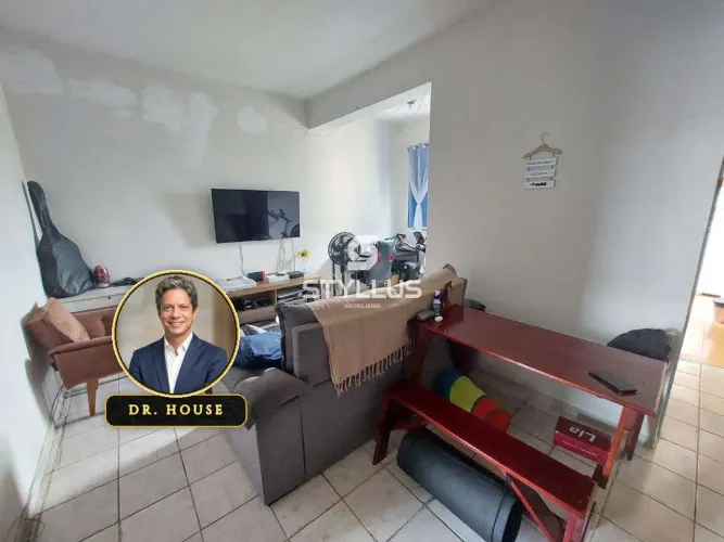 Apartamento Grande com 1 Quarto e Sol da Manhã em Maria da Graça! M83P