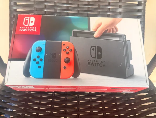 CAIXA VAZIA NINTENDO SWITCH V1 ORIGINAL