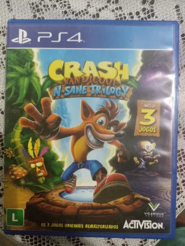 Jogo Crash Bandicoot Trilogy Ps4
