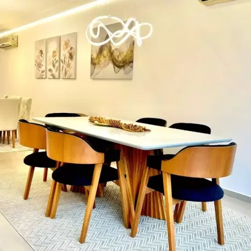 Mesa de jantar de 6 cadeiras 1.80cm